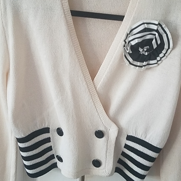 Vintage St.John Double Breasted Cropped Jacket - Picture 2 of 4